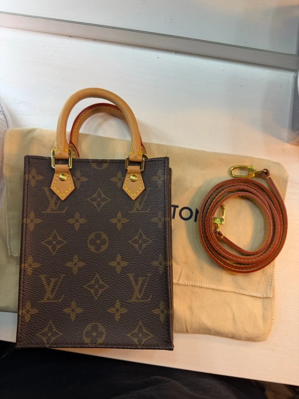 Mini lv petit sac plat - Picture 4 of 12